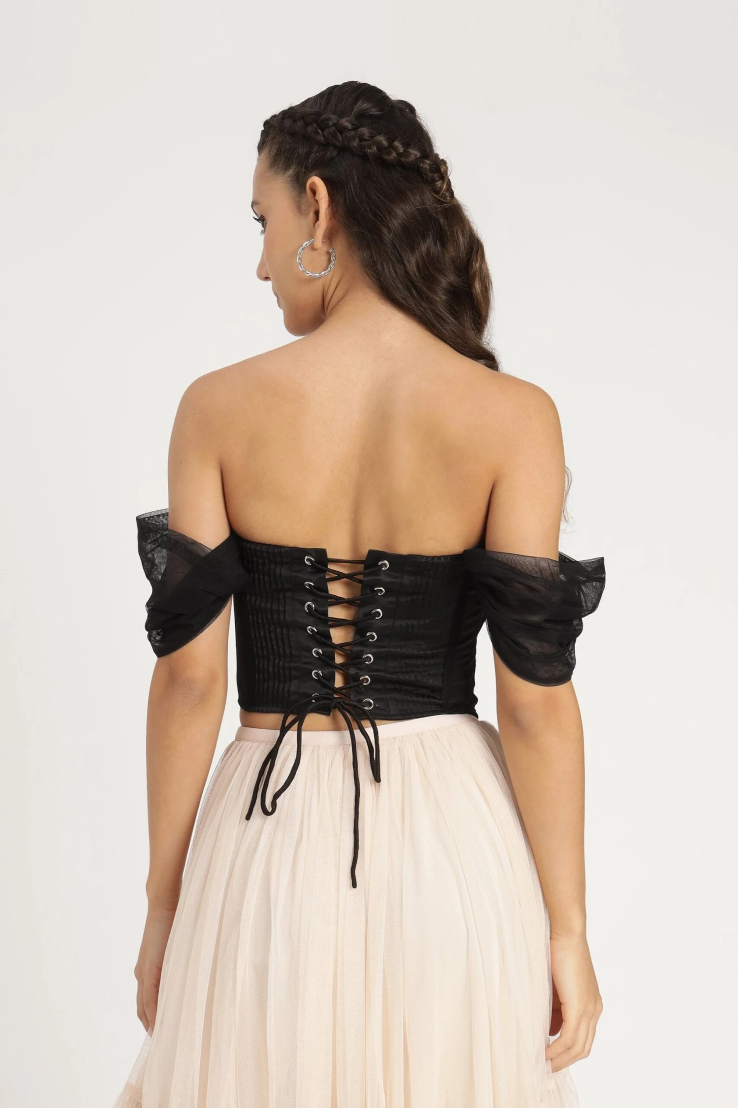 Emerie Corset Top In Black 5 Emerie Corset Top In Black - Image 3