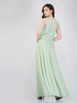 Lilith Floral Embellished Maxi Dress In Mint 10 Lilith Floral Embellished Maxi Dress In Mint -Lace & Beads Shop FairyTaleDresses 26