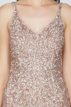 Greyson Mink Sequin Mini Dress -Lace & Beads Shop Greyson 14