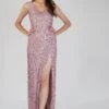 Greyson Pink Sequin Maxi Dress -Lace & Beads Shop Greyson 6 01882546 c250 4ce0 9ca4 1a087cea02f2