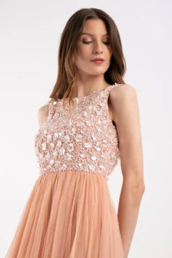 Hazel Blush Pink Bridesmaid Dress -Lace & Beads Shop HAZELMIDXI 3