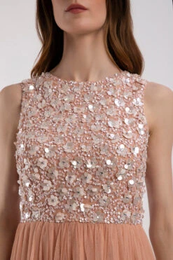 Hazel Blush Pink Bridesmaid Dress -Lace & Beads Shop HAZELMIDXI 5