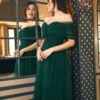 Gillian Maxi Dress In Emerald Green -Lace & Beads Shop IMG 9419