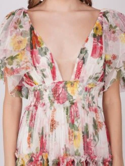 Jasmine Maxi Dress In Floral Print -Lace & Beads Shop JasmineMaxi FloralPrint 6