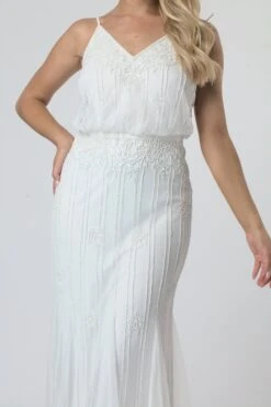 Keeva Wedding Dress In White -Lace & Beads Shop Keeva Maxi White 2