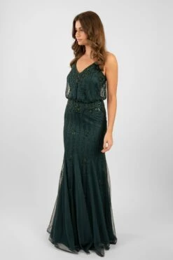 Keeva Green Bridesmaid Dress -Lace & Beads Shop KeevaMaxiGreen 7
