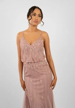 Keeva Mauve Bridesmaid Dress -Lace & Beads Shop KeevaMaxiMauve 3
