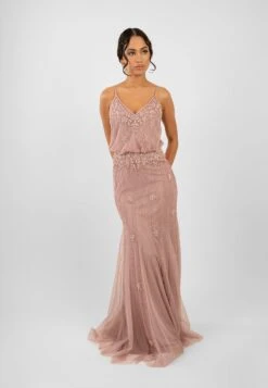 Keeva Mauve Bridesmaid Dress -Lace & Beads Shop KeevaMaxiMauve 6