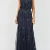 Keeva Navy Bridesmaid Maxi Dress 2 Keeva Navy Bridesmaid Maxi Dress -Lace & Beads Shop KeevaMaxiNavy