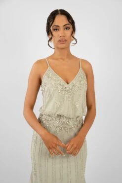 Keeva Pale Aqua Bridesmaid Dress -Lace & Beads Shop KeevaMaxiSagePaleAqua 3