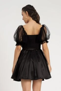 Keila Mini Dress In Black -Lace & Beads Shop KeilaMiniinBlack 5