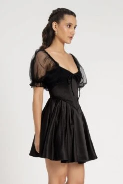 Keila Mini Dress In Black -Lace & Beads Shop KeilaMiniinBlack 7