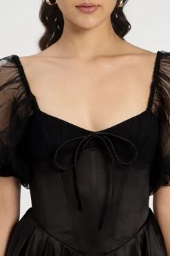 Keila Mini Dress In Black -Lace & Beads Shop KeilaMiniinBlack 8