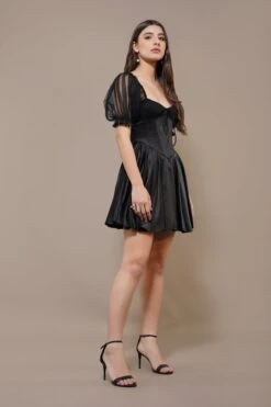 Keila Mini Dress In Black -Lace & Beads Shop Keila Mini in Black 6