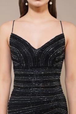 Kimberly Embellished Maxi Dress In Black -Lace & Beads Shop Kimberly Maxi in Black 1