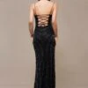 Kimberly Embellished Maxi Dress In Black -Lace & Beads Shop Kimberly Maxi in Black 3