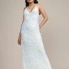 Alchemila Embellished Maxi Dress In Iridescent White -Lace & Beads Shop LB 1111202405 2