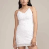 Every Embellished Mini Dress In White 1 Every Embellished Mini Dress In White -Lace & Beads Shop LB 1111202437 1