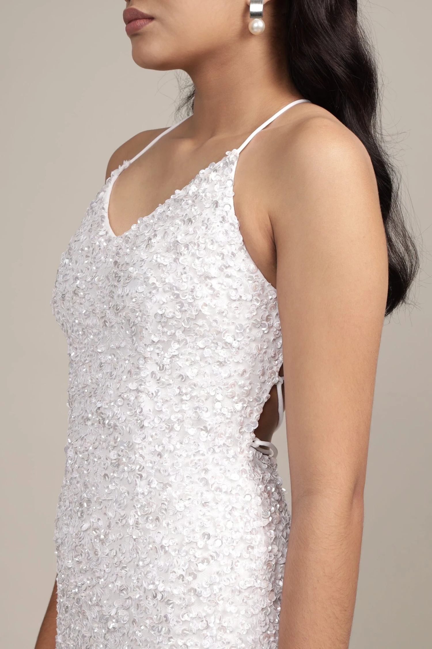 Every Embellished Mini Dress In White 7 Every Embellished Mini Dress In White - Image 5