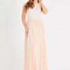 Picasso Bridesmaid Maxi In Blush Nude