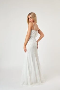Keeva Wedding Dress In White -Lace & Beads Shop LaceandBeads609