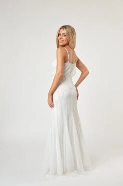 Keeva Wedding Dress In White -Lace & Beads Shop LaceandBeads611