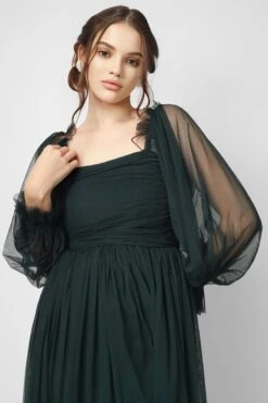 Lana Emerald Green Tulle Dress -Lace & Beads Shop LanaEmeraldGreen 4 1