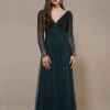 Laura Embellished Maxi Dress In Emerald Green -Lace & Beads Shop Laura Maxi in Emerald Green 4