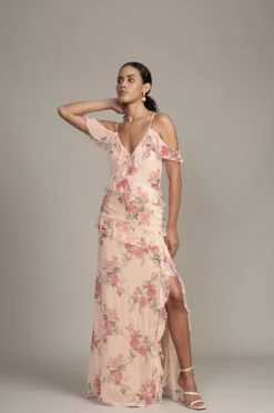 Leighton Maxi Dress In Floral Print -Lace & Beads Shop Leighton Maxi in Floral Print 2