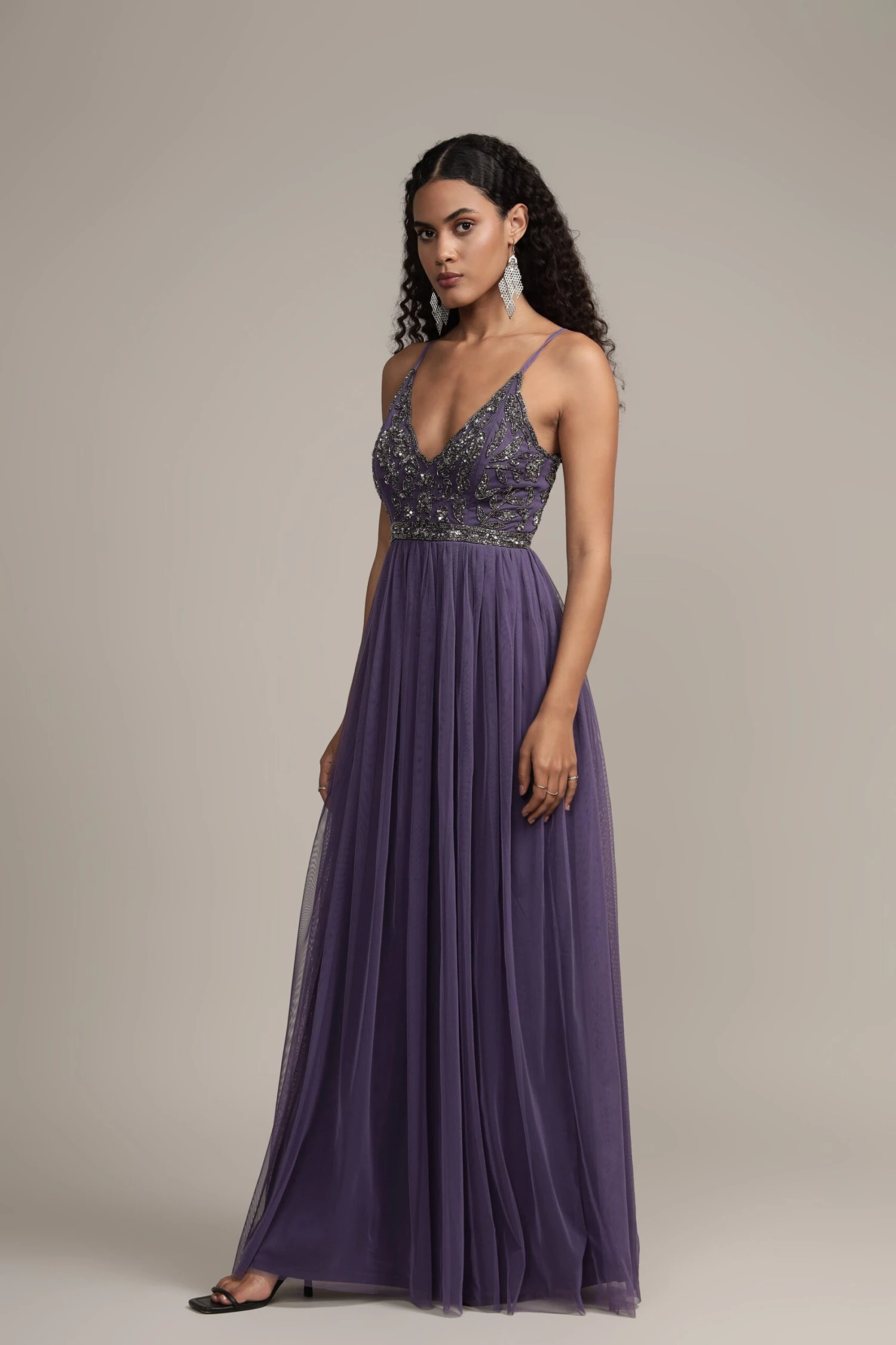 Lexi Embellished Maxi In Mulled Grape 7 Lexi Embellished Maxi In Mulled Grape - Image 5