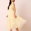 Louise Midi Dress In Buttercup -Lace & Beads Shop LouiseMidiinButtercup 3