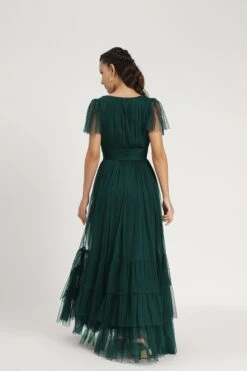 Madison Maxi Dress In Forest Green 14 Madison Maxi Dress In Forest Green -Lace & Beads Shop MadisonMaxiinEmeraldGreen 4