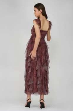 Malin Maxi Dress In Leopard Print -Lace & Beads Shop MalinMaxiDressinLeopardPrint 5