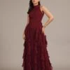Malinina Maxi Dress In Burgundy 1 Malinina Maxi Dress In Burgundy -Lace & Beads Shop Malinia Maxi in Burgundy 3