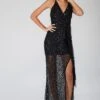 Nair Black Sequin Maxi Dress -Lace & Beads Shop NairBlack 5