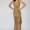 Nair Gold Sequin Maxi Dress 2 Nair Gold Sequin Maxi Dress -Lace & Beads Shop NairGold 2 3