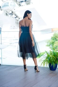 Nyra Tulle Skirt In Black -Lace & Beads Shop NyraBlack 1