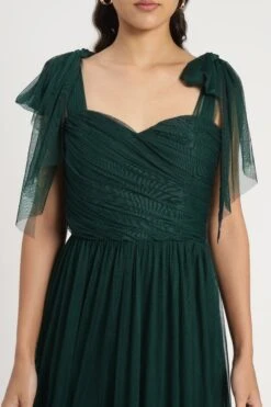 Ollie Midi Dress In Emerald Green -Lace & Beads Shop Ollie Midi in Emerald Green 7
