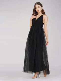 Opal Tulle Maxi Dress In Black 26 Opal Tulle Maxi Dress In Black -Lace & Beads Shop OpalEdited 3