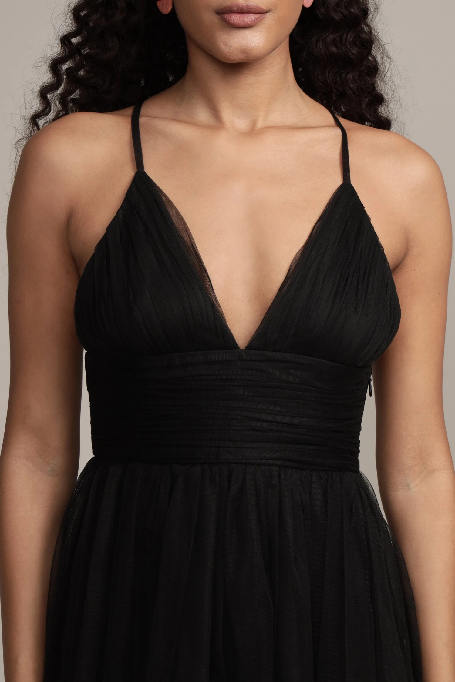 Opal Tulle Maxi Dress In Black 6 Opal Tulle Maxi Dress In Black - Image 4