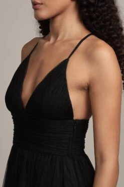 Opal Tulle Maxi Dress In Black 21 Opal Tulle Maxi Dress In Black -Lace & Beads Shop Opal Maxi in Black 11