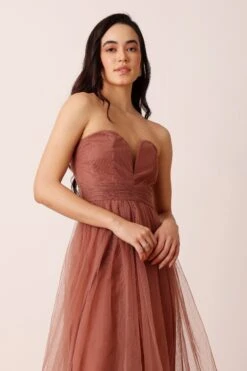 Orion Midi Dress In Rose Brown 12 Orion Midi Dress In Rose Brown -Lace & Beads Shop Orion Midi in Rose Brown 1