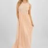 Picasso Blush Pink Embellished Bridesmaid Maxi Dress 2 Picasso Blush Pink Embellished Bridesmaid Maxi Dress -Lace & Beads Shop PicassoMaxiDressinNude 2 edited