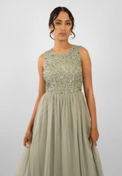 Picasso Sage Green Embellished Bridesmaid Dress 12 Picasso Sage Green Embellished Bridesmaid Dress -Lace & Beads Shop PicassoMaxiSafe 1