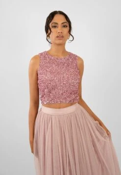 Picasso Pink Sequin Top -Lace & Beads Shop PicassoTopinPinkwithSkirtinPink 3