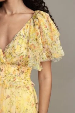 Shelby Yellow Printed Maxi Dress -Lace & Beads Shop RESIZEDShelbyMaxiinYellowFloral 11