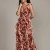 Malin Maxi Dress In Rose Floral -Lace & Beads Shop RESIZED Malin Maxi in Rose Floral 2