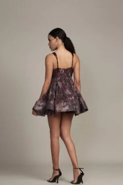 Raelynn Mini Dress In Plum Floral 13 Raelynn Mini Dress In Plum Floral -Lace & Beads Shop RESIZED Raelyn Mini in Plum Floral 2