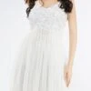 Riri White Tulle Mini Dress -Lace & Beads Shop Riri 3