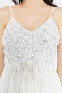 Riri White Tulle Mini Dress -Lace & Beads Shop Riri 6